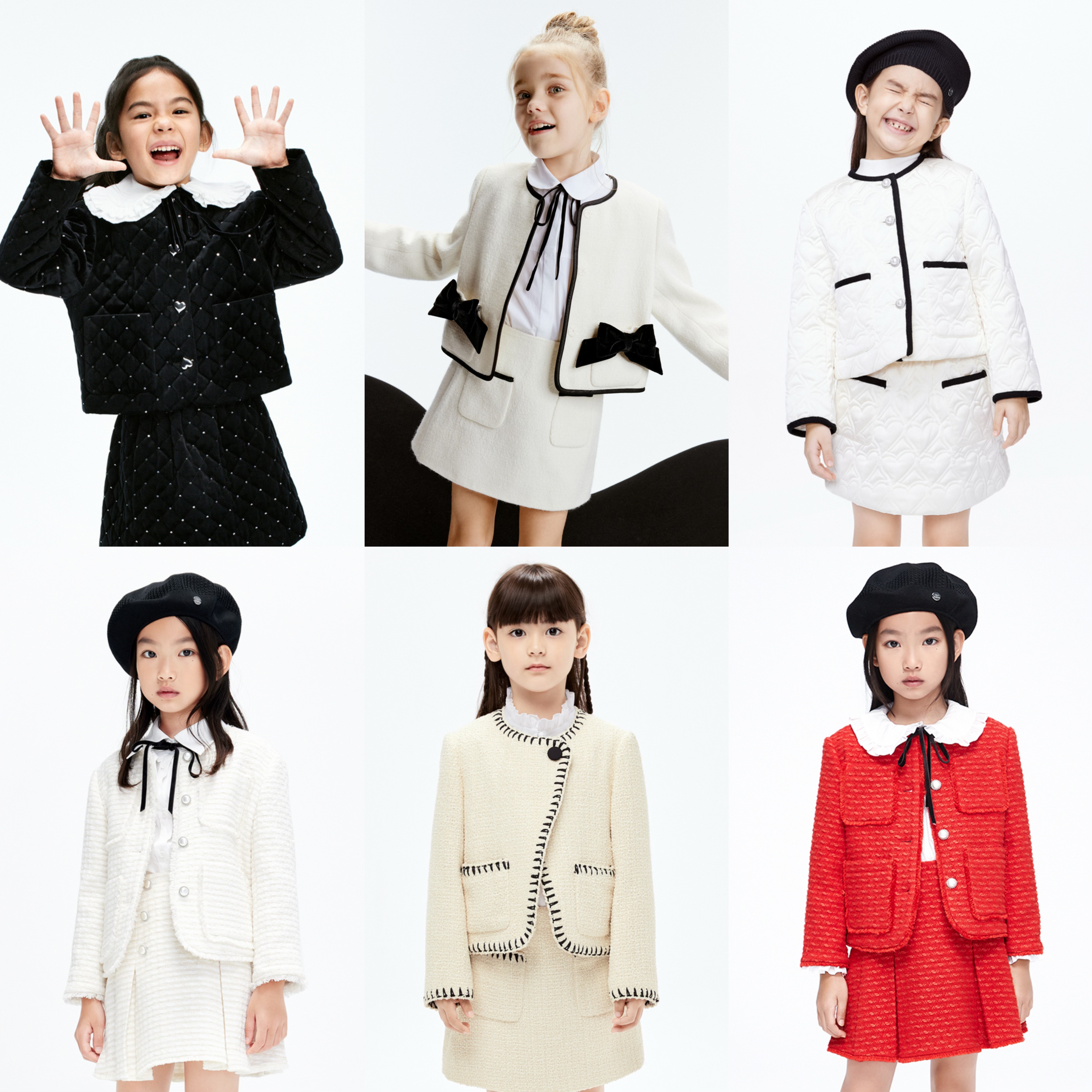 【小香套装 同价双11】littlemoco童装小香风夹克外套半身裙合集