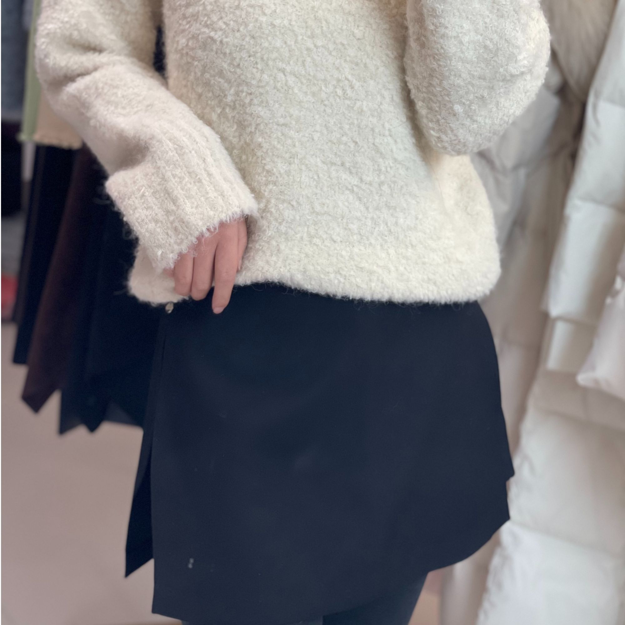 包臀裙休闲简约通勤显瘦黑色半裙高腰短裙百搭8805