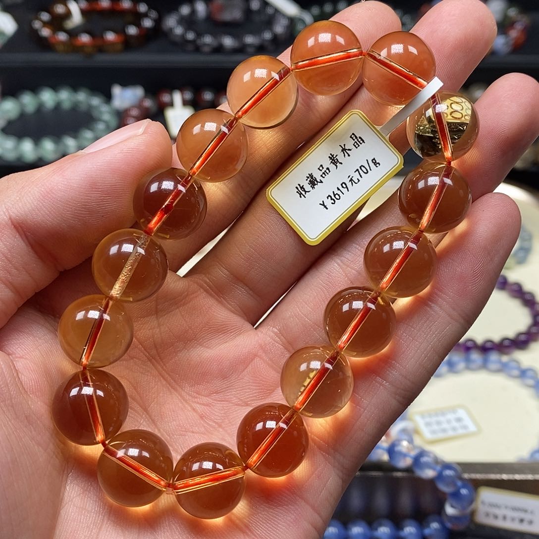 水晶手串未镶嵌手串13.8