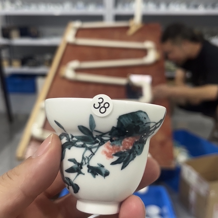 未***知景德镇手工手绘陶瓷茶具