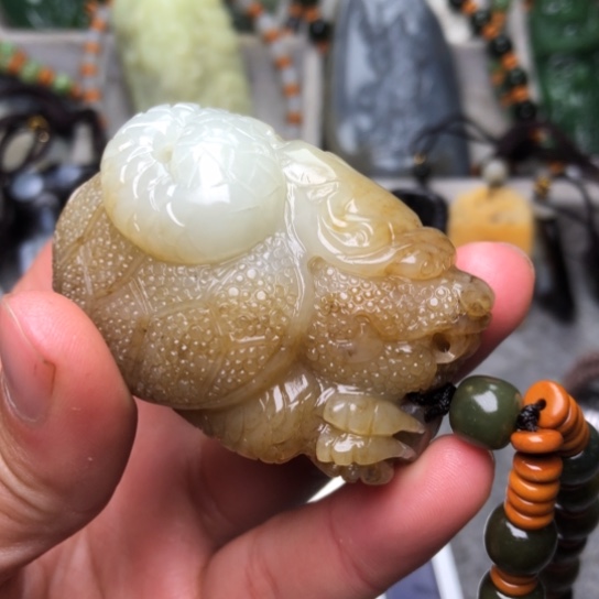 和田玉把件未镶嵌