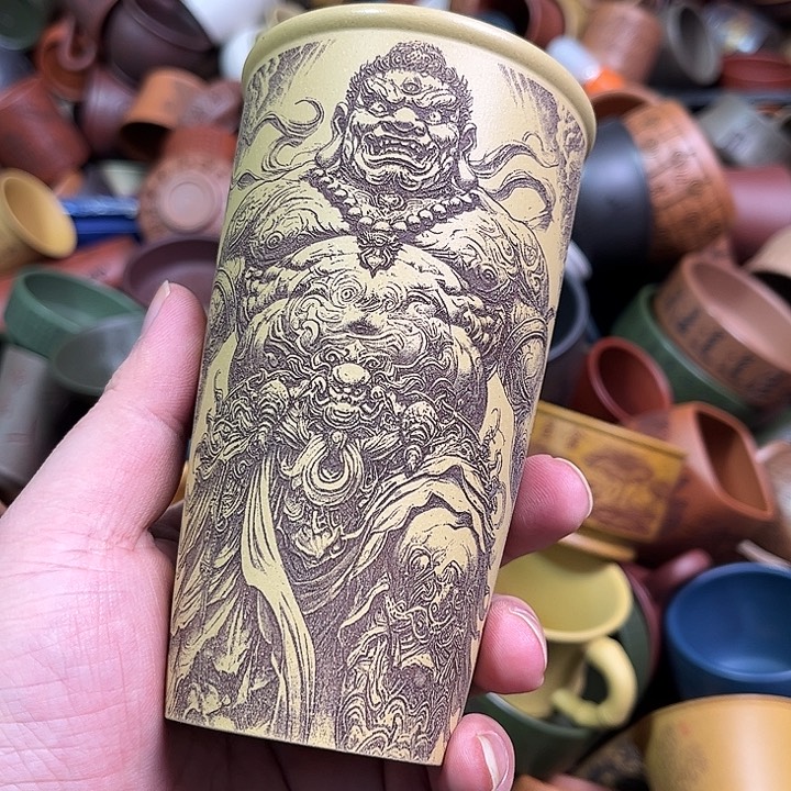 紫砂茶杯全手工紫砂主人杯