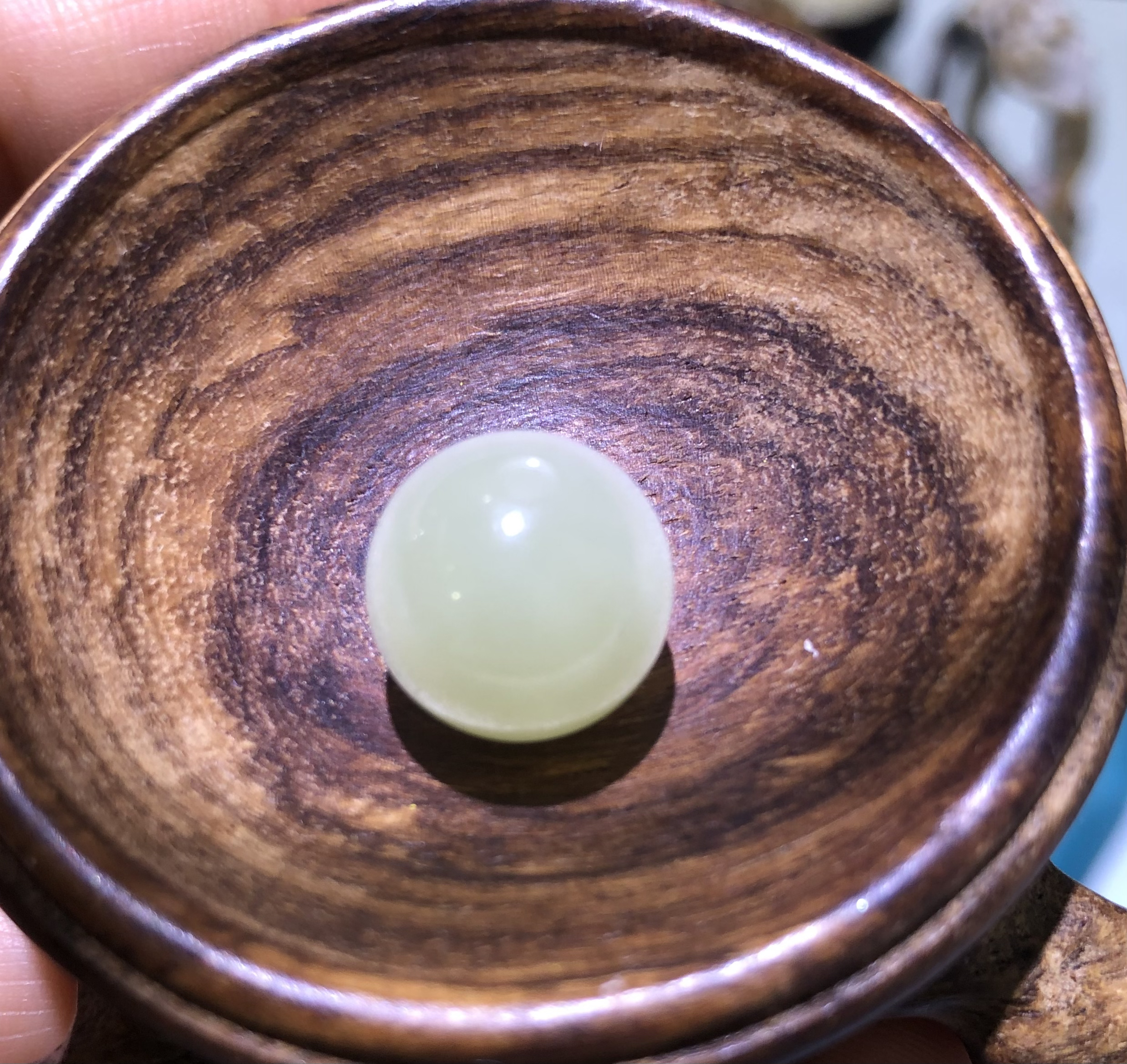 和田玉精品单珠直径14