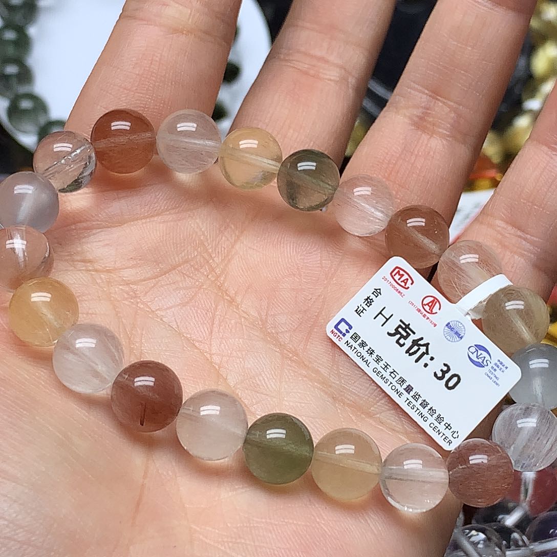 水晶手绳未镶嵌手链