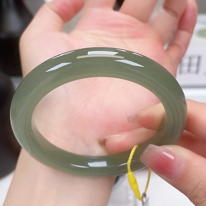 和田玉手镯55未镶嵌