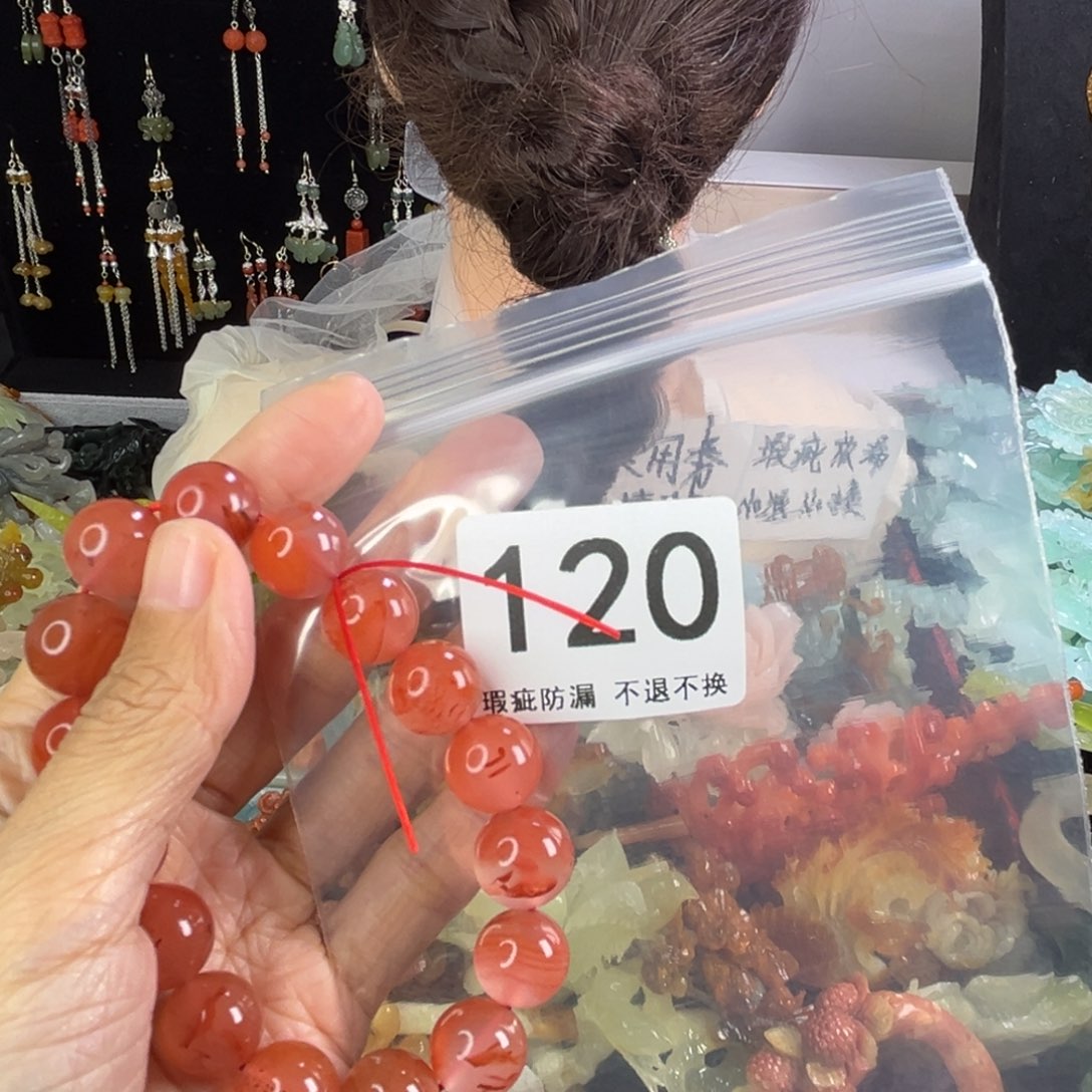 未镶嵌岫玉发饰万***中