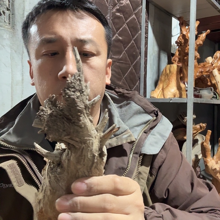 珍***阁柏木崖柏毛料的加工