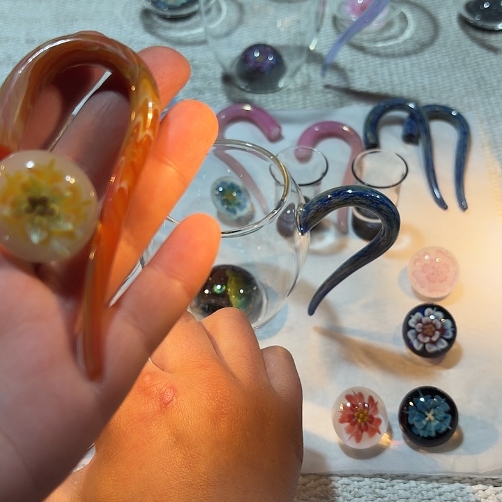 玻璃手工艺品玻璃茶器依然山峦虎皮