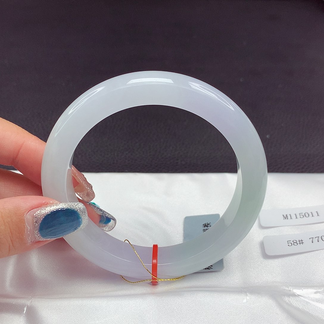 未镶嵌手镯翡翠58圈011