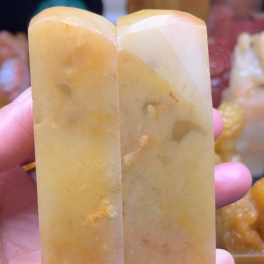 老挝石质地細膩光滑篆刻寫字刀感十足