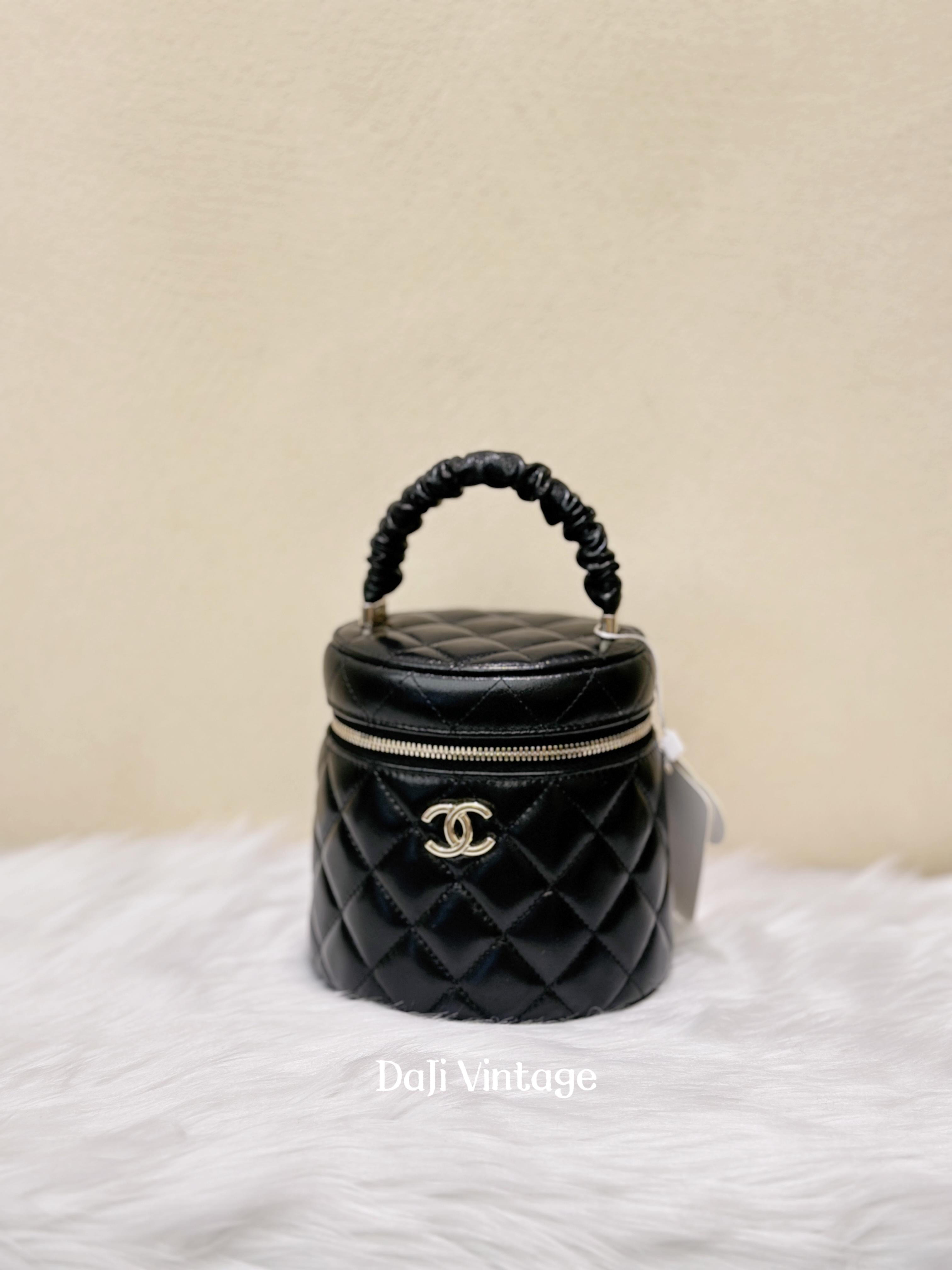 99新 Chanel/香奈儿 大吉中古3/Chanel香奈儿黑金肥肠手提包