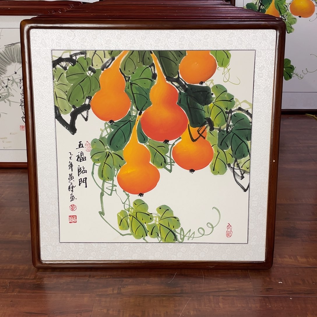 国画带框尺寸63*63厘米