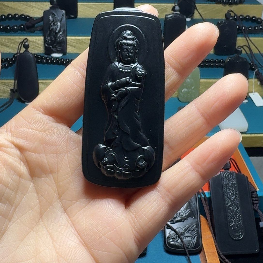 风***怒和田玉未镶嵌颈饰