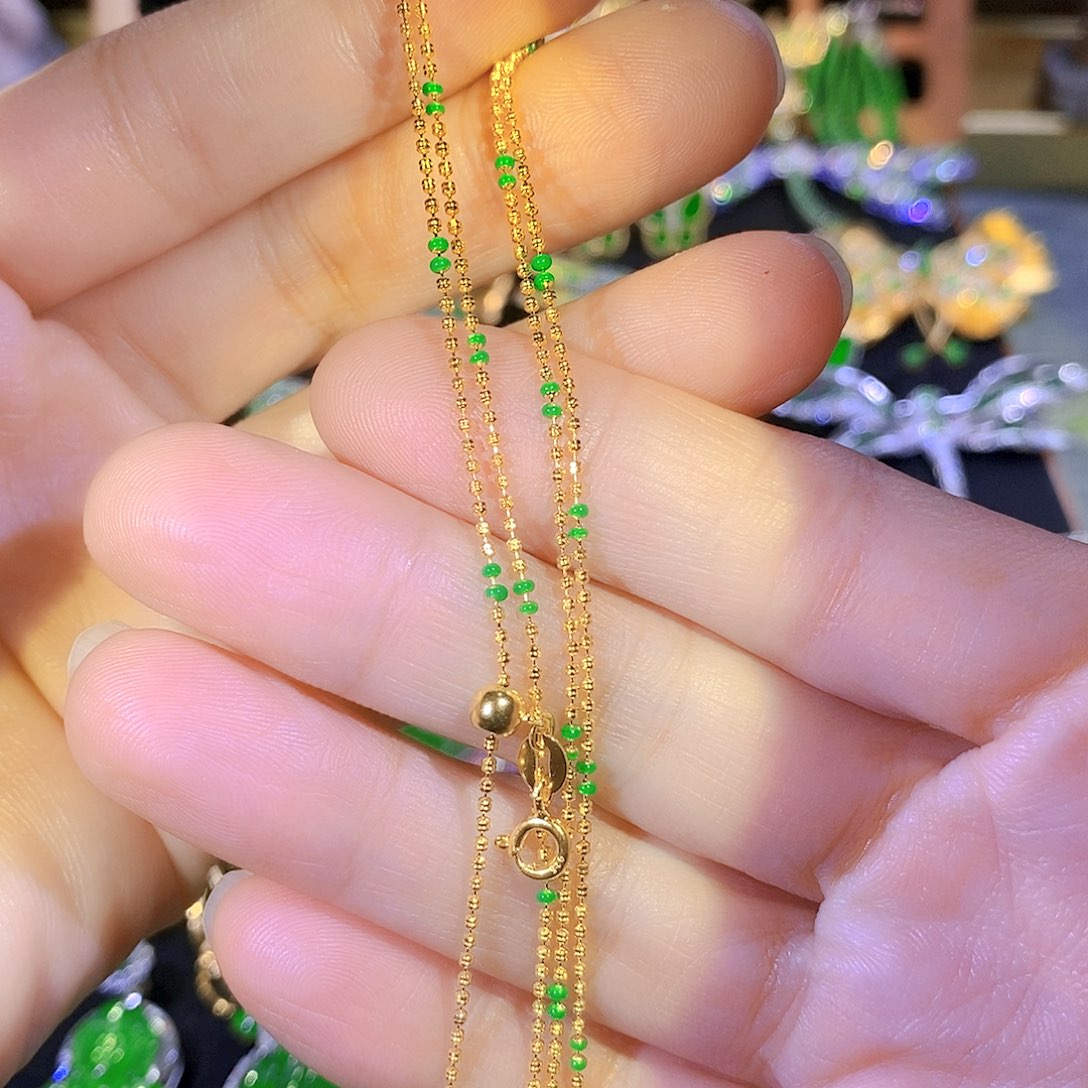 吊坠(不含链)银S925镶嵌翡翠