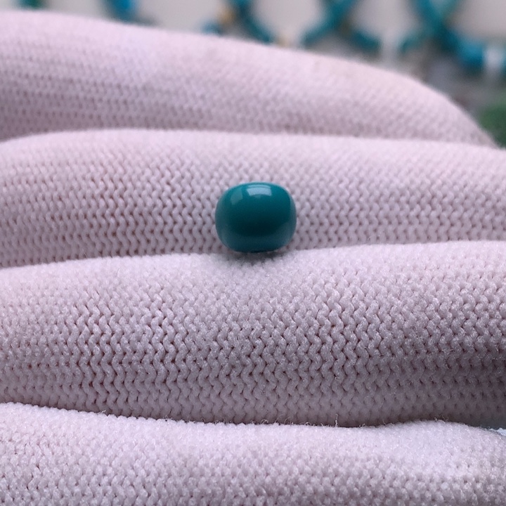 绿松石未镶嵌珠宝奇石7.7mm