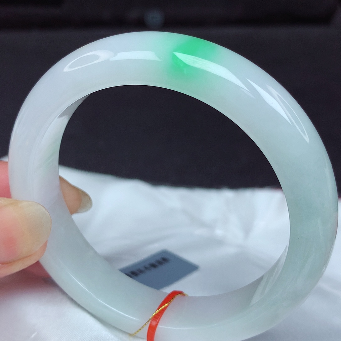 翡翠未镶嵌手镯56圈036-捡漏镯