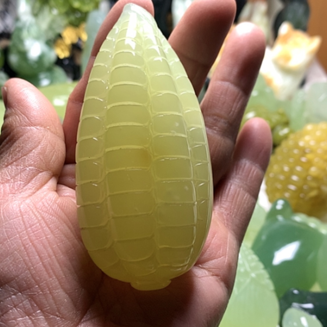 【闪购商品】合金蛇纹石玉颈饰