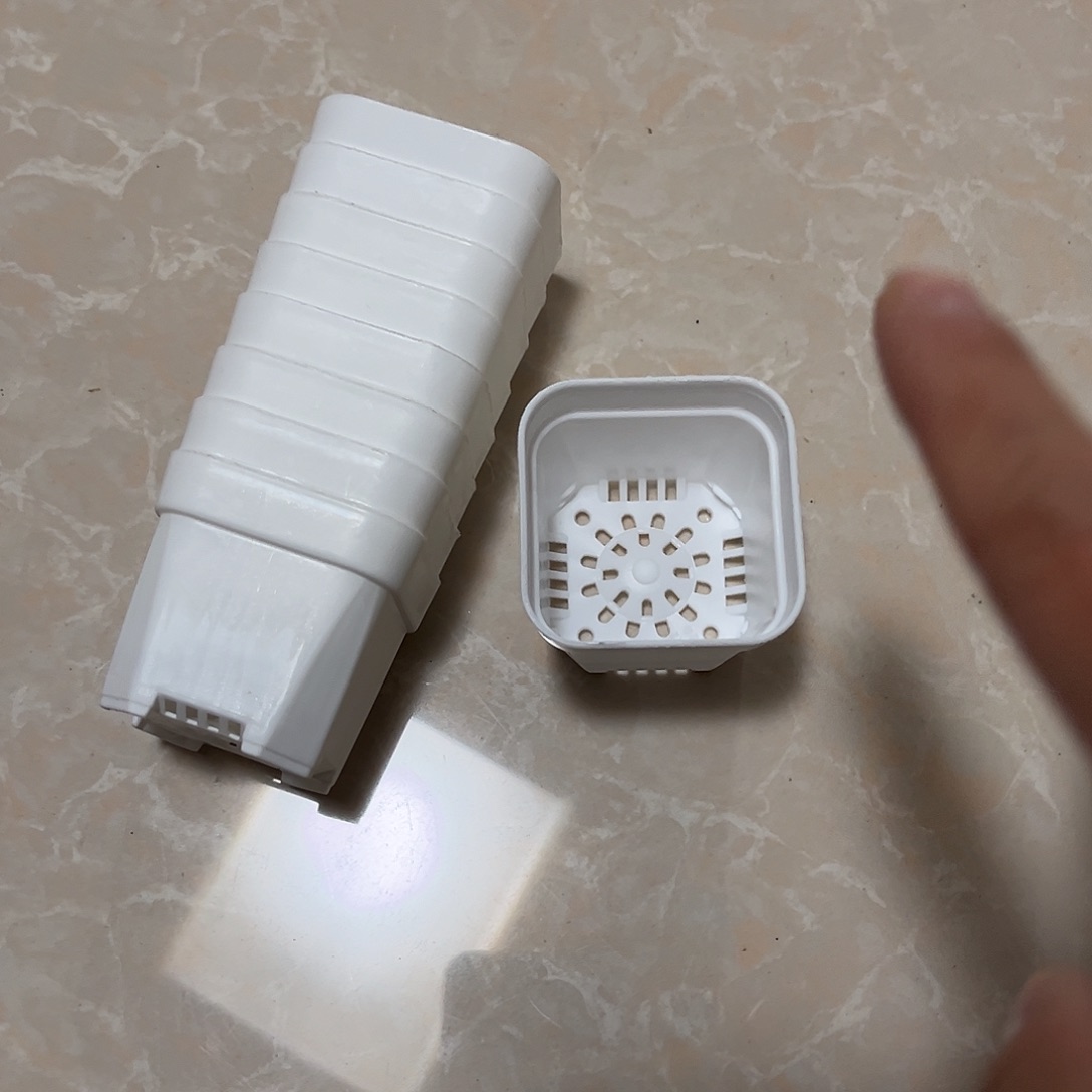 中厚口5.2高5白盆100个无托