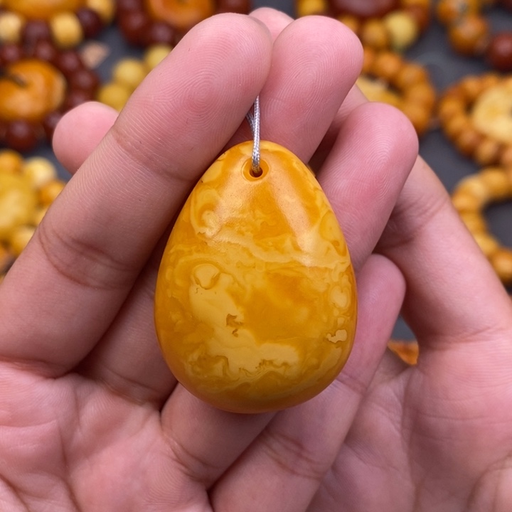 琥珀未镶嵌裸石蜜蜡L