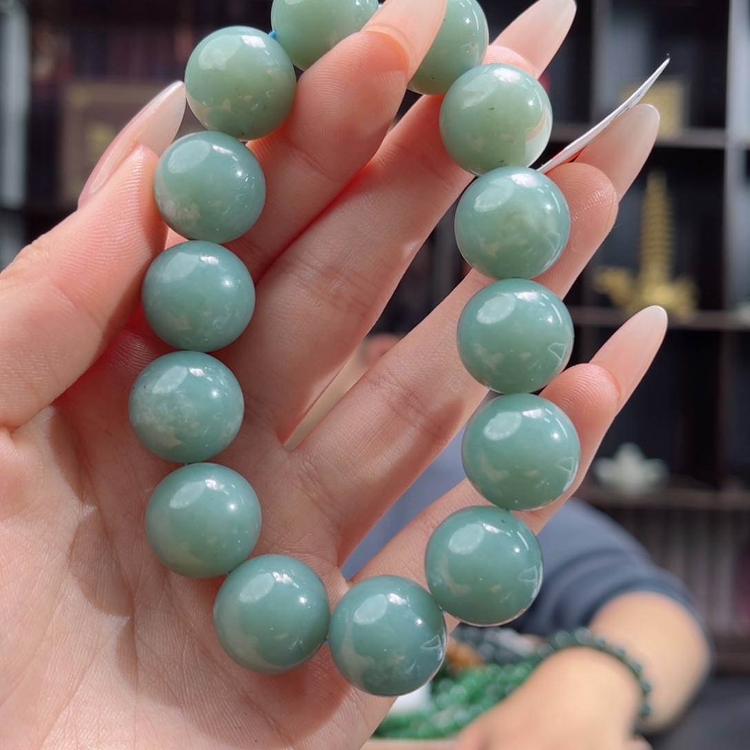 【闪购商品】和田玉手串未镶嵌16年且末料16 多样性拍一发一