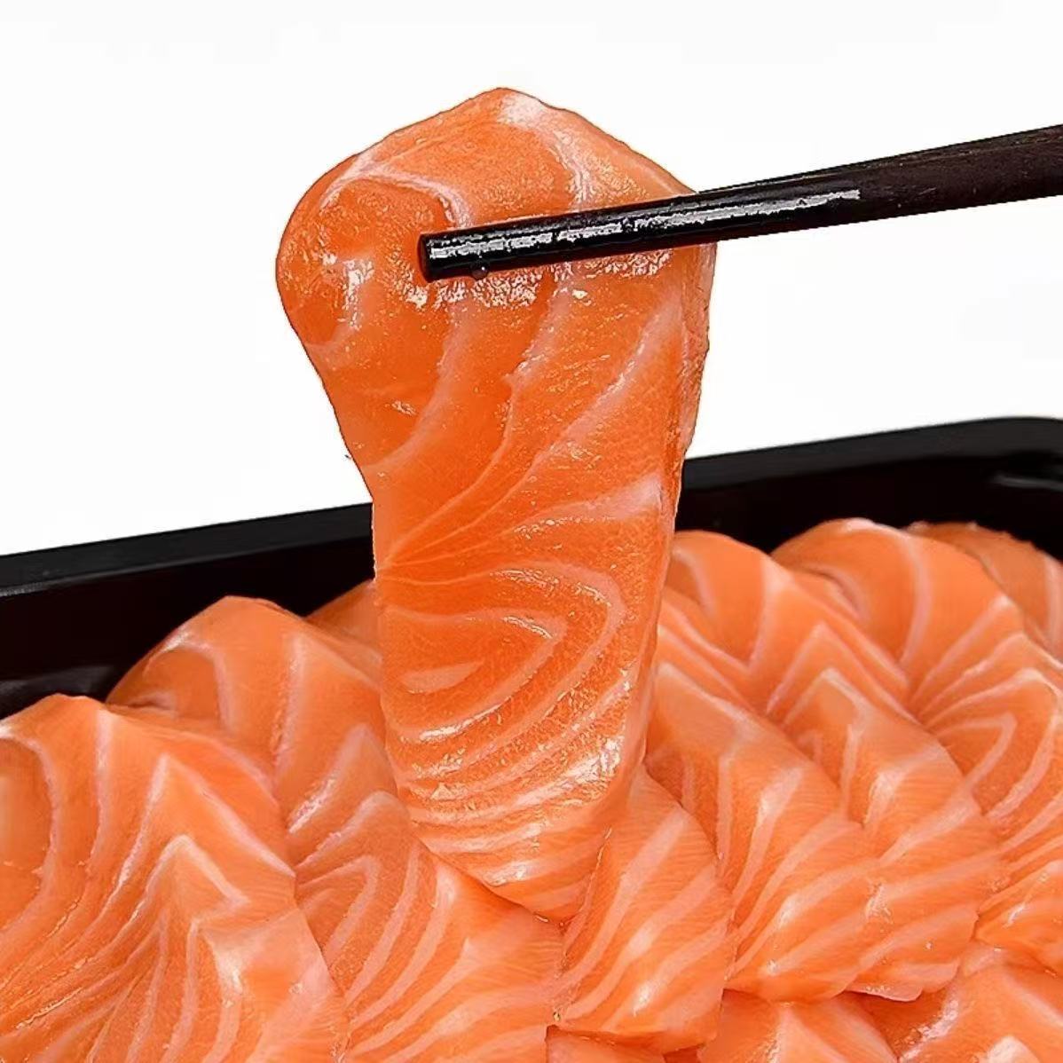 【拍2盒送1盒】进口挪威三文鱼  切片装/送芥末酱油