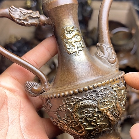 铜制工艺把玩摆件