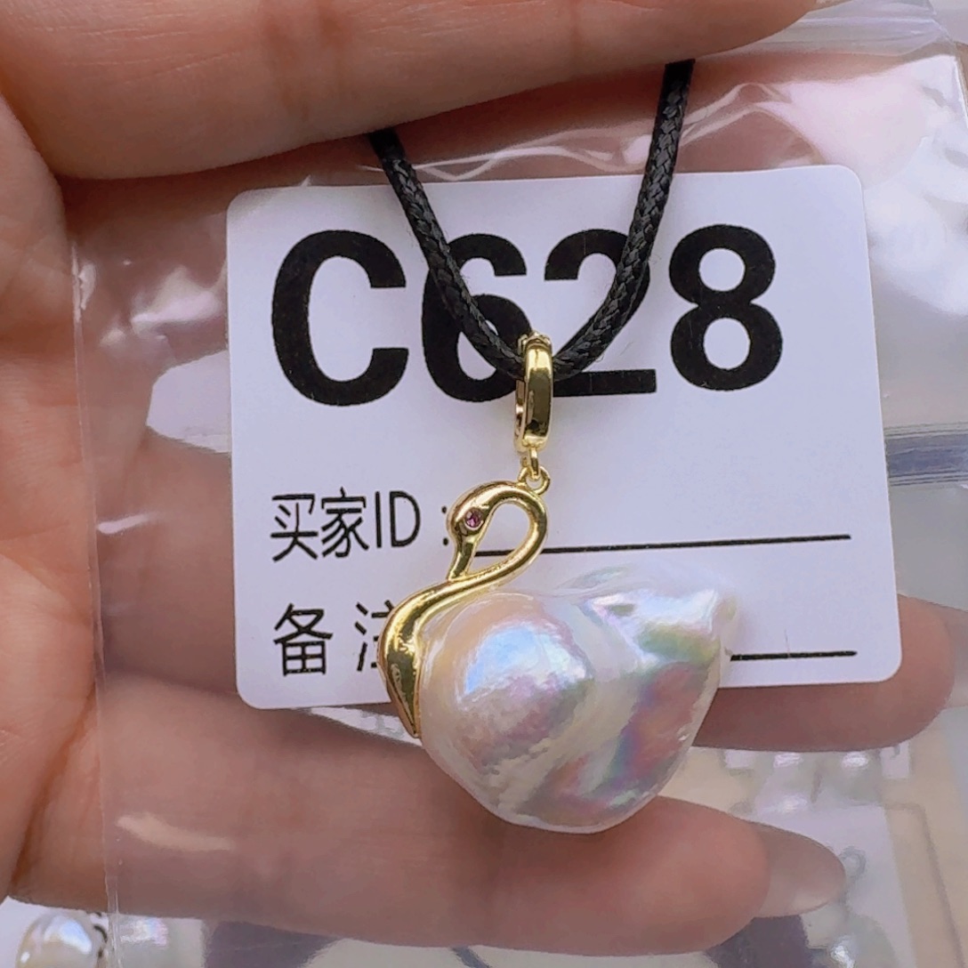 ****子颈饰淡水珍珠银S925镶嵌