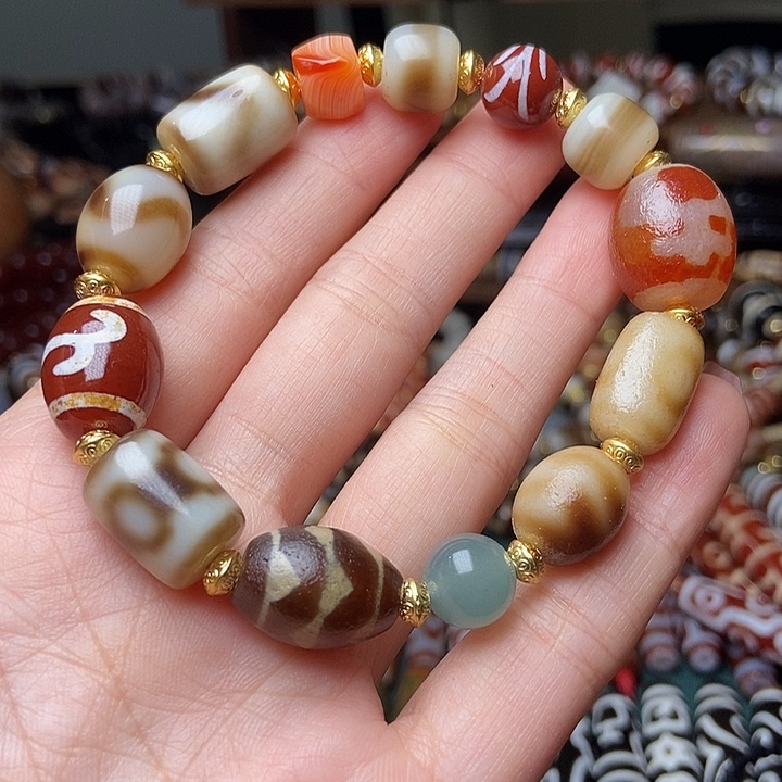 玛瑙/玉髓未镶嵌手链