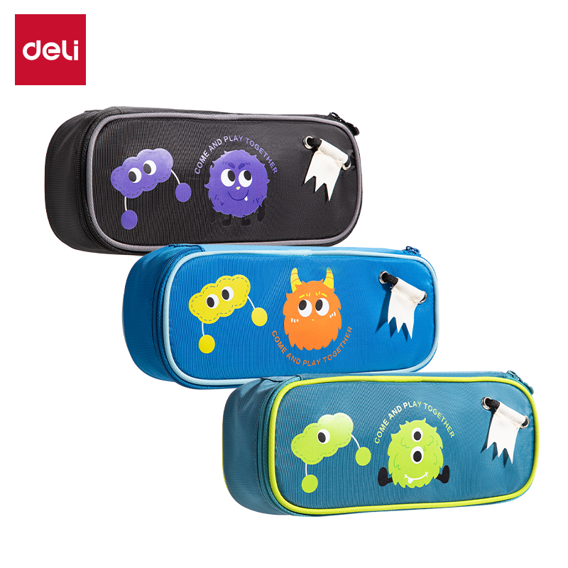 【直播】得力BC410卡通系列笔盒式笔袋(混)