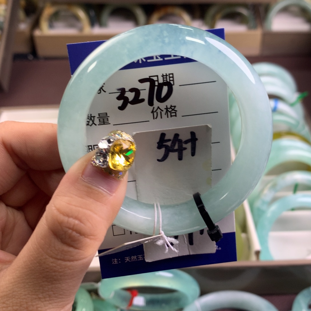 蛇纹石玉手镯未镶嵌3270