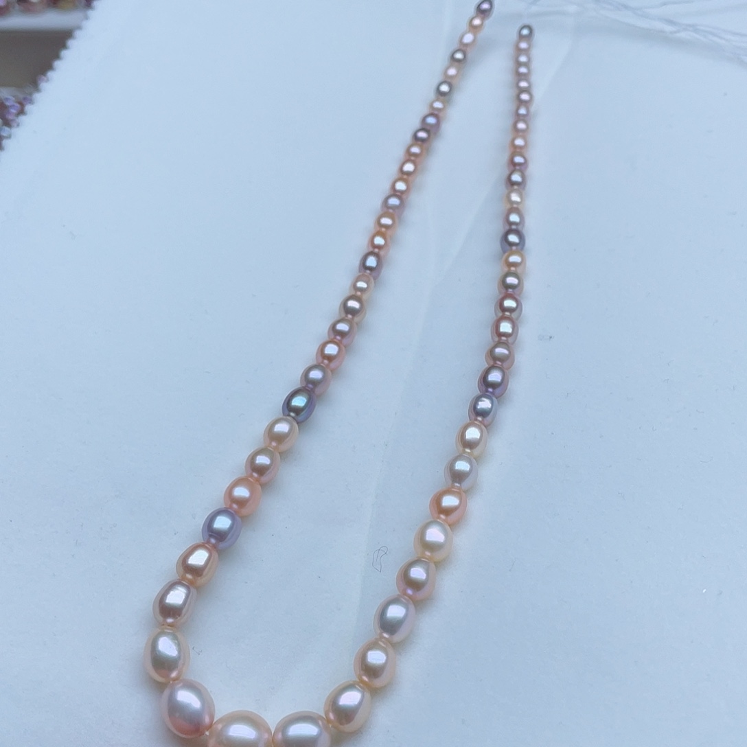 淡水珍珠颈饰银S925镶嵌