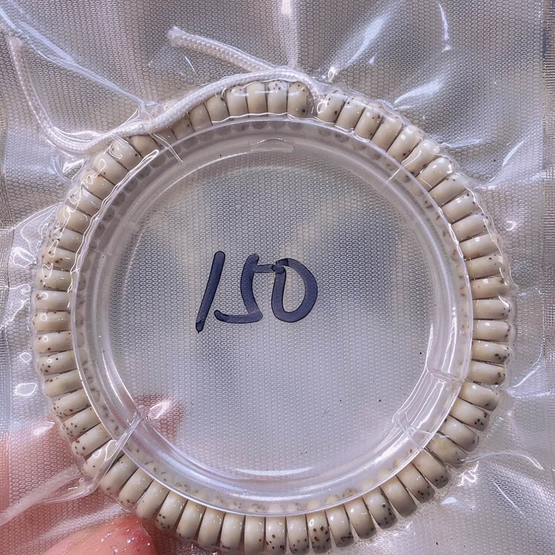 星月菩提手串原生态半臂留白药片手串尺寸8/4