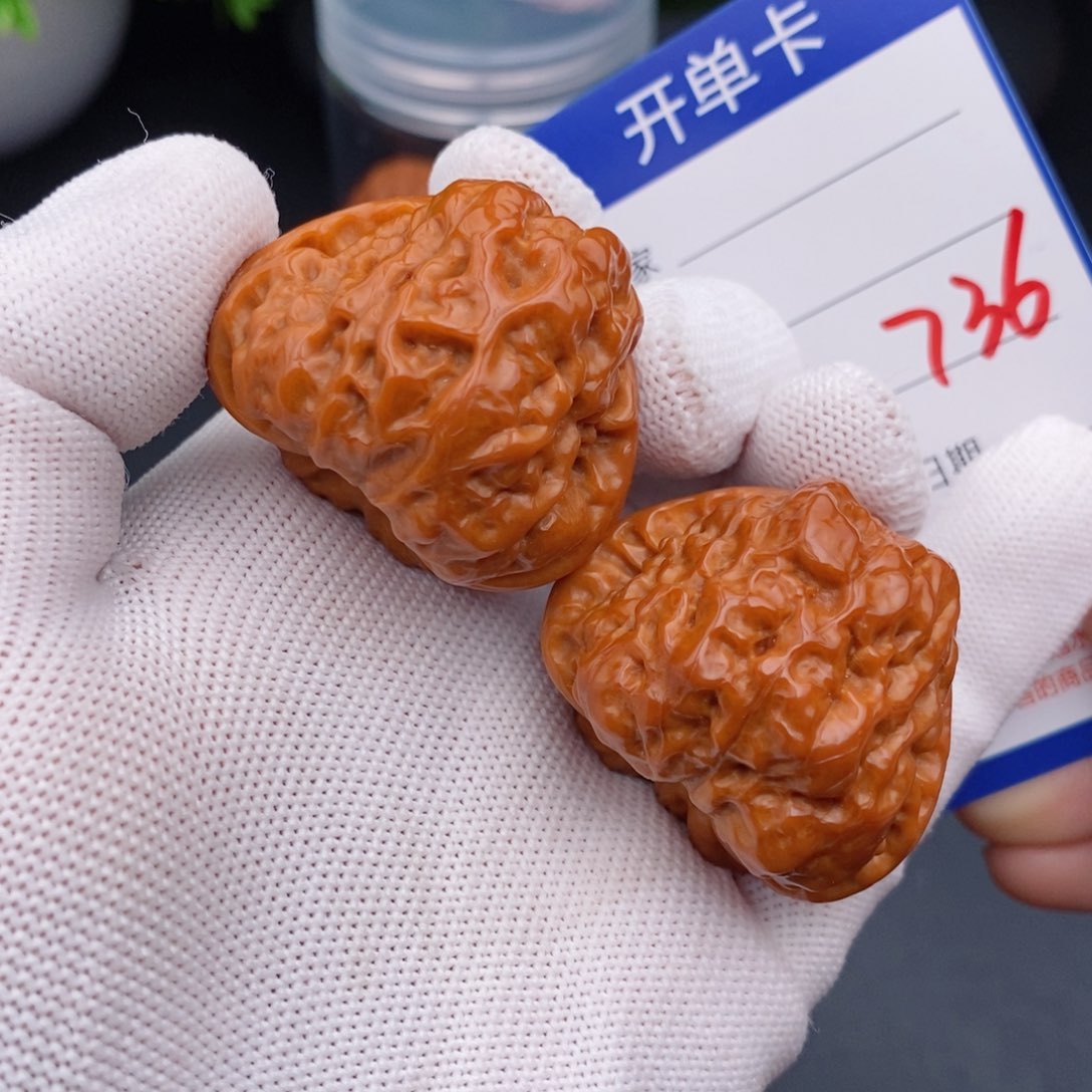 文玩核桃把件38蛤蟆头736