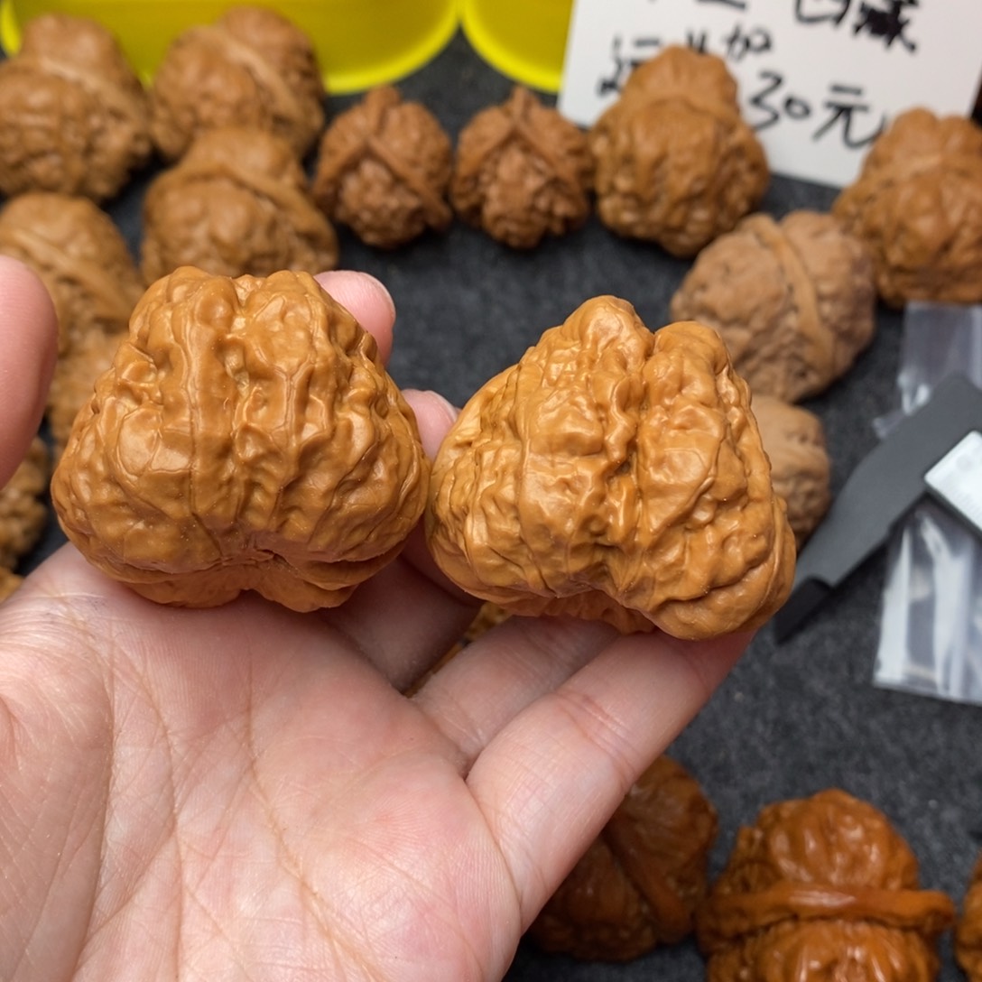 文玩核桃把件愿**舒蛤蟆41微色差