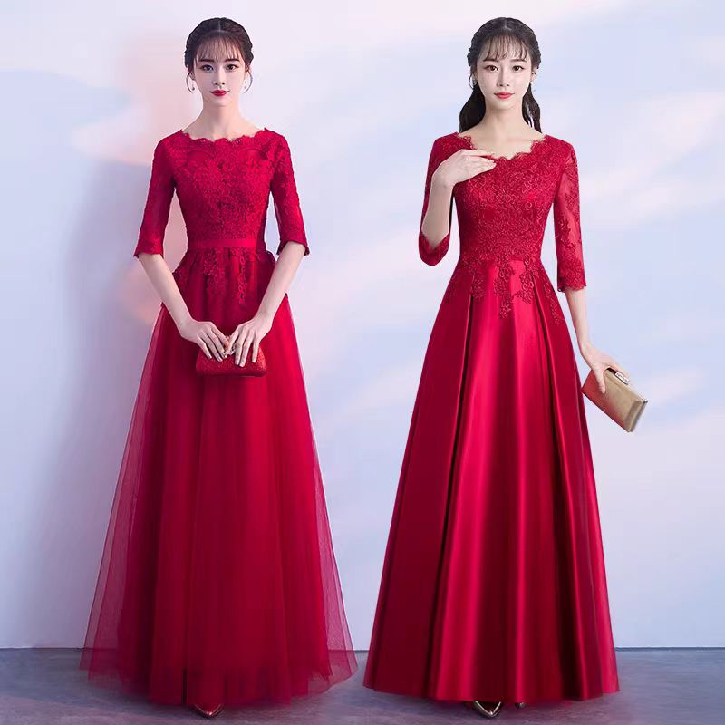 新娘敬酒服红色订婚礼服平时可穿高级感法式显瘦回门西装直播选款