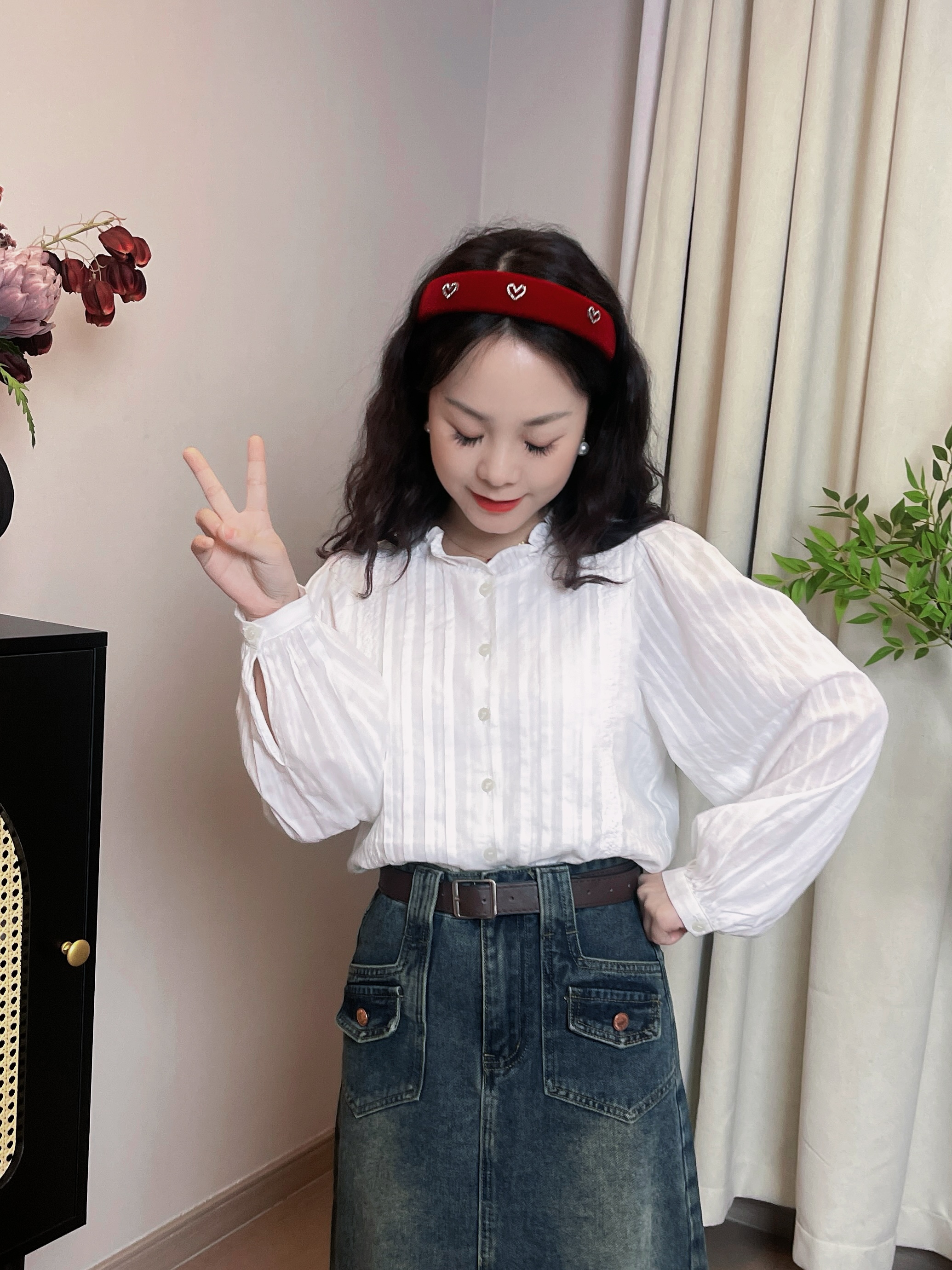 【佳伦定制】小个子法式白色衬衫 LM