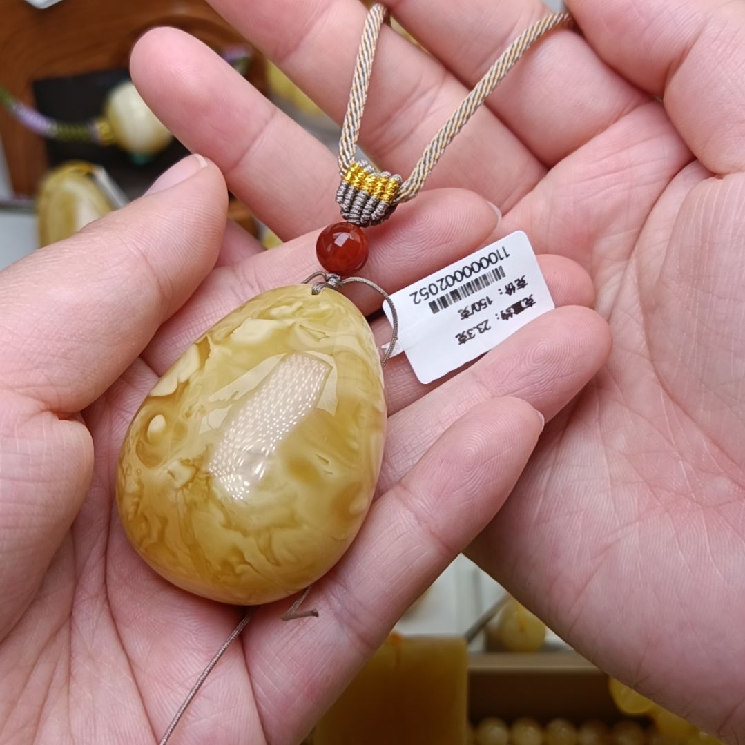 蜜蜡吊坠(不含链)未镶嵌水滴