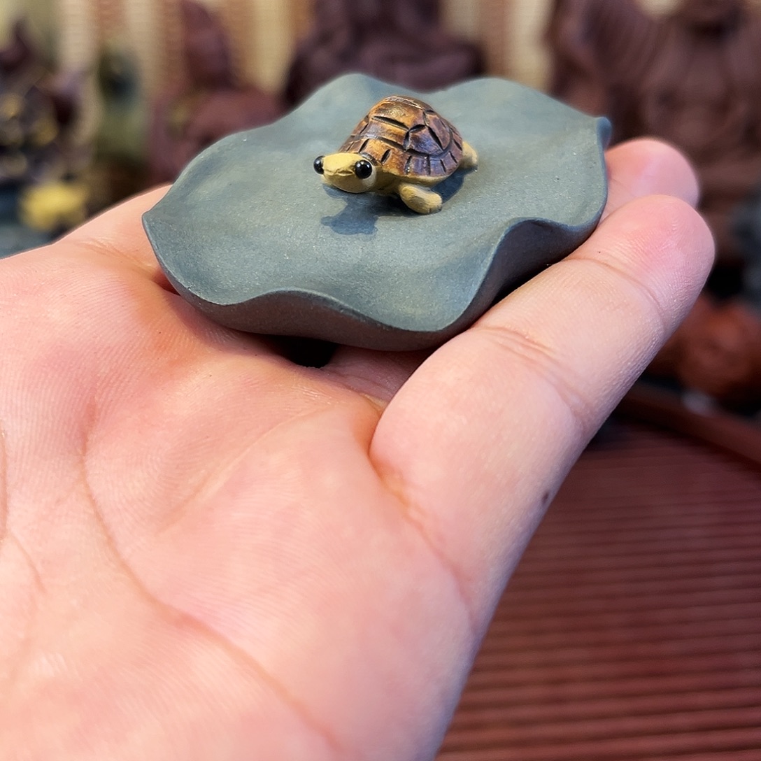 紫砂茶杯高端茶宠微瑕