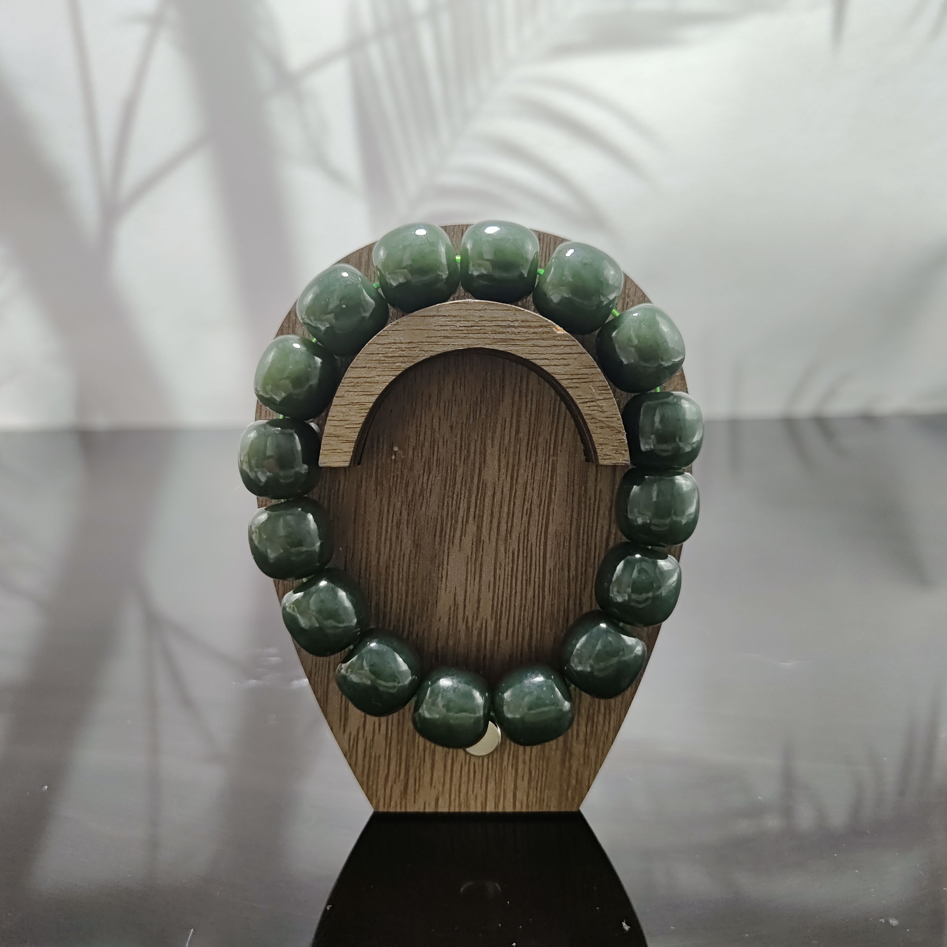 H和田玉桶珠手串（卡14）1488