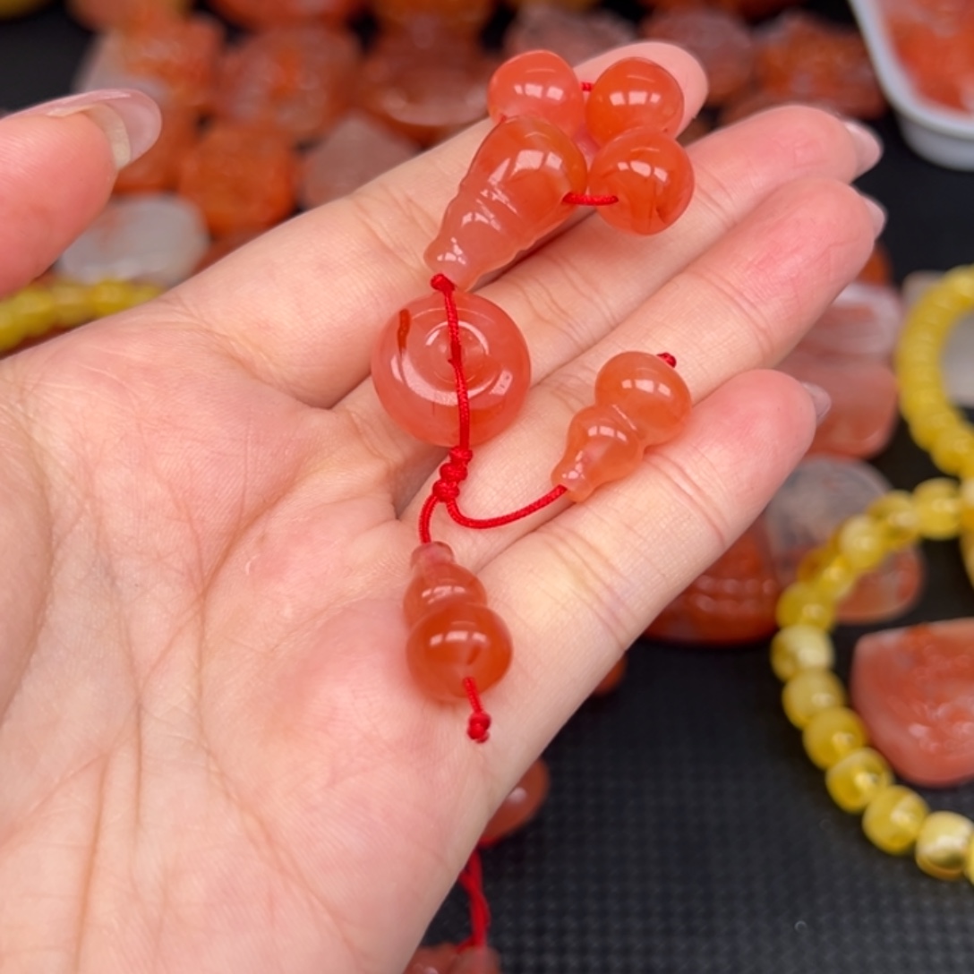 枫***行南红玛瑙未镶嵌吊坠(不含链)