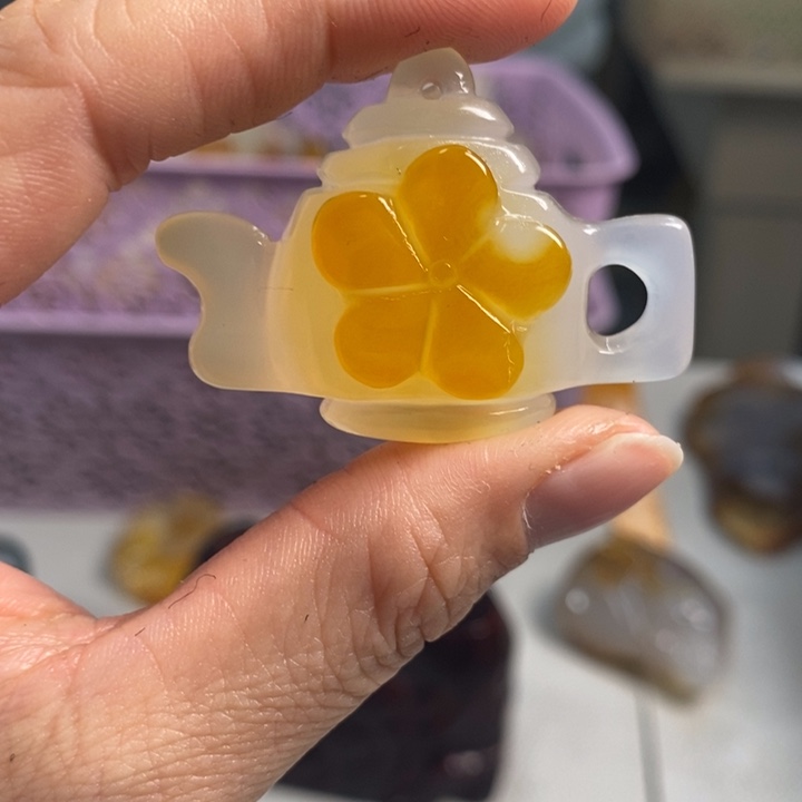 玛瑙/玉髓吊坠(不含链)未镶嵌