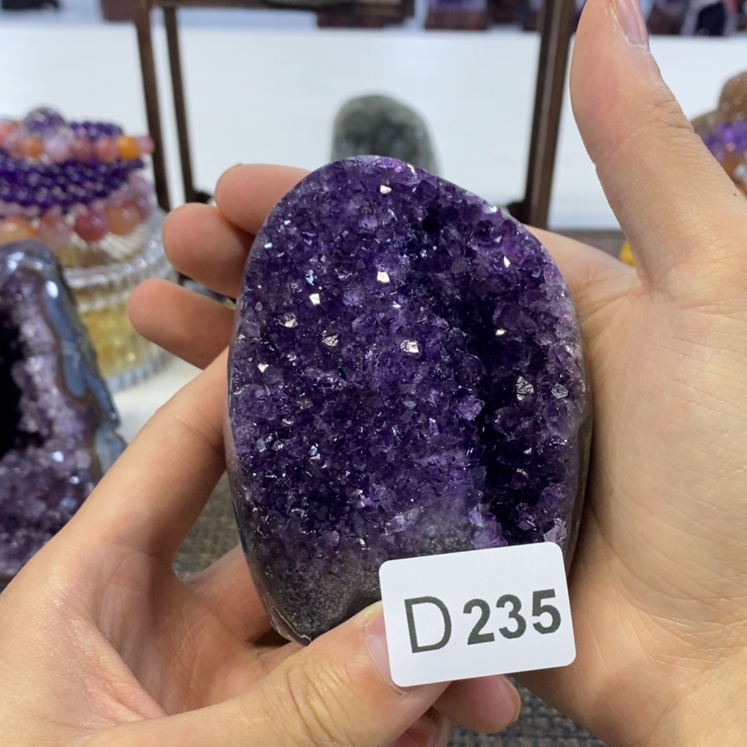 紫晶摆件摆件未镶嵌