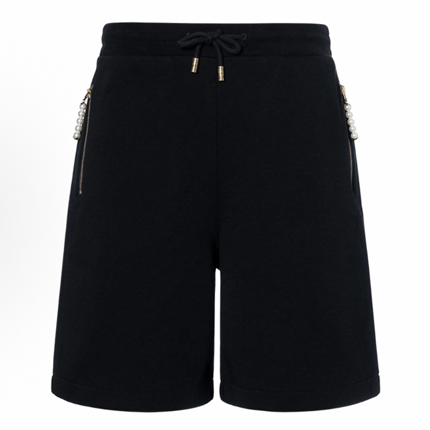 未使用 LouisVuitton/路易威登 黑色珍珠拉链短裤 XXL码 md1864