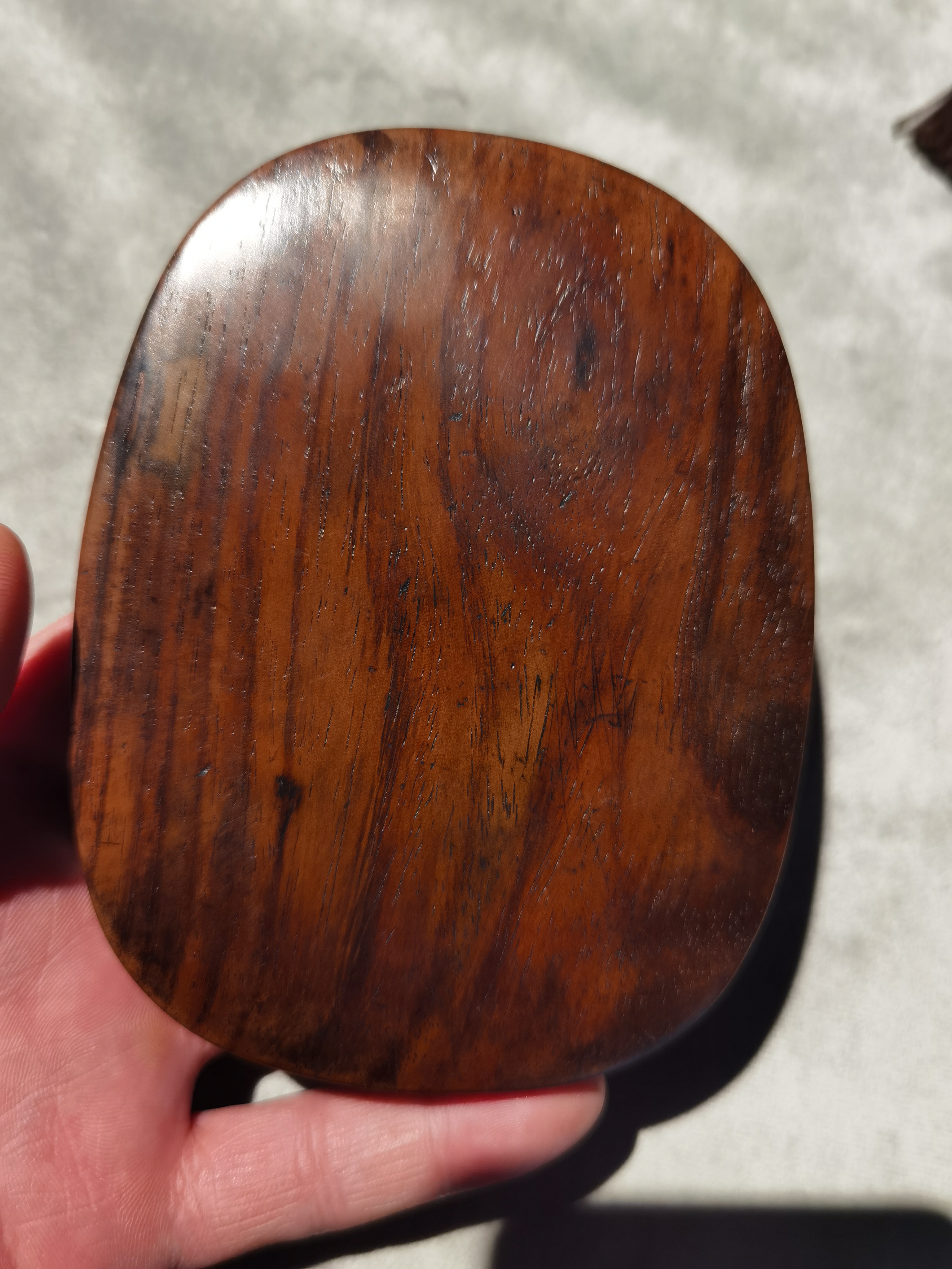 老红木砚台盖子一个