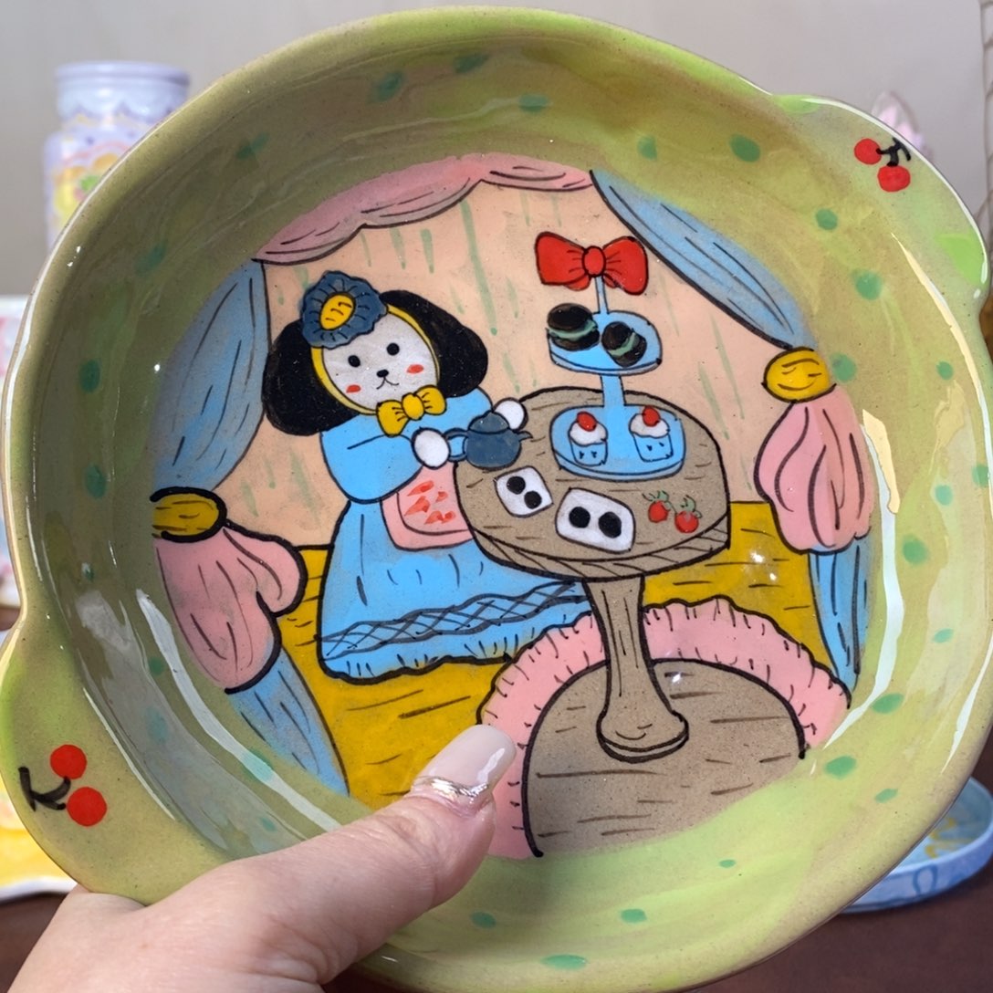 杯景德镇手绘水杯