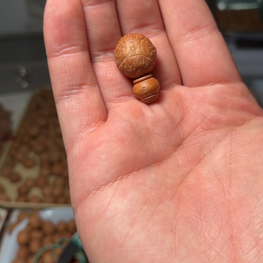 桃核吊坠旅*家18.5mm麒麟眼，开孔不退，偏远不包