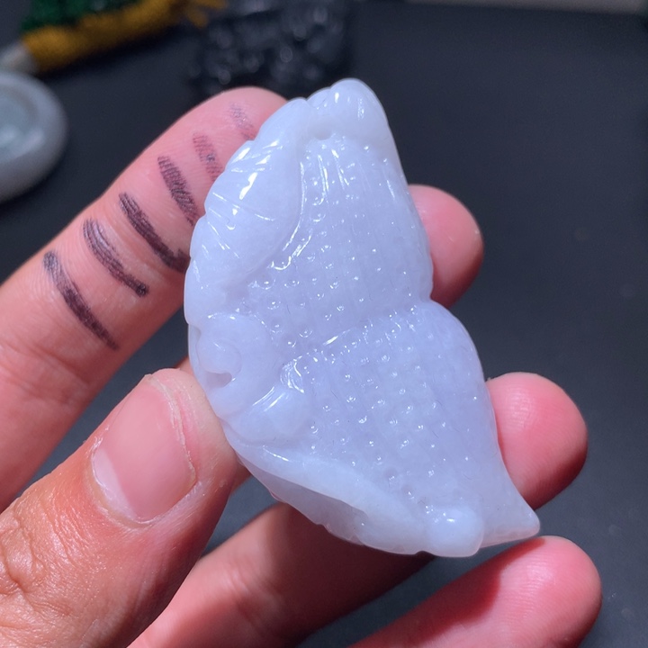 翡翠未镶嵌颈饰保真天然a货翡翠