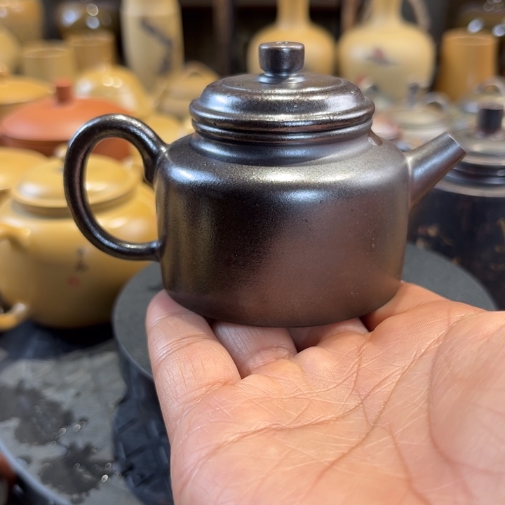 壶建水紫陶柴烧壶