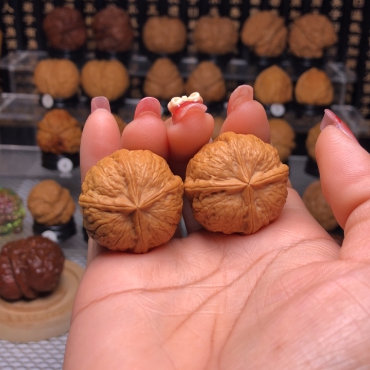 橄榄核吊坠22门墩四楞