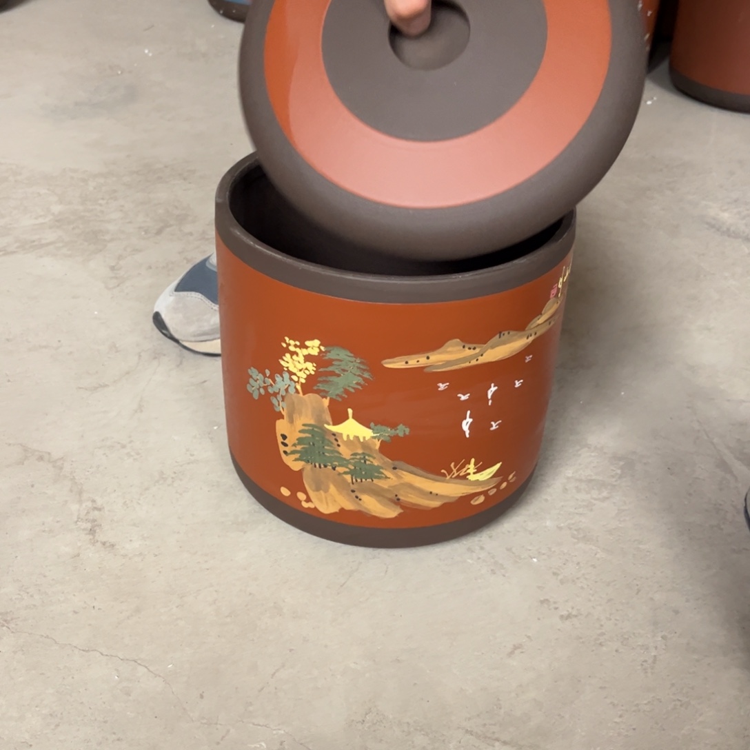 紫砂茶叶罐8 饼茶叶罐